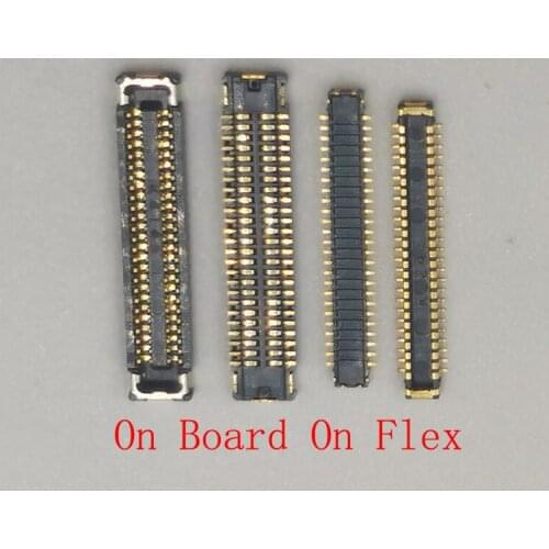 1Pcs LCD Display Screen Plug Flex FPC Connector For Huawei Mate20 MT20 Mate 20 Mate10pro Mate10 Pro Mate 10 Pro On Board 50pin