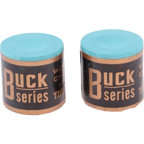 2pcs Calcium Carbonate Blocks Per Box Pro Pool Billiards Snooker Cue Tips Chalk Stick Accessories 24mm