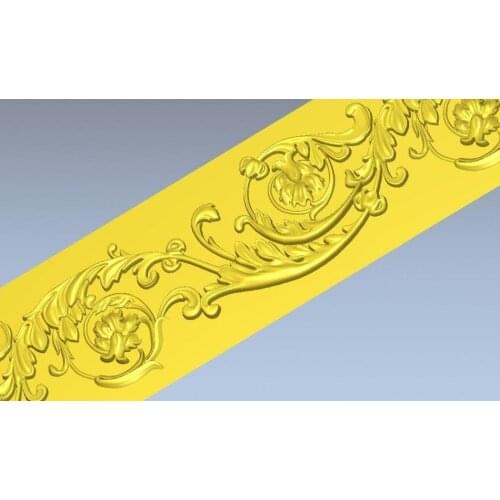 3d model relief for cnc in STL file format Meandr_23