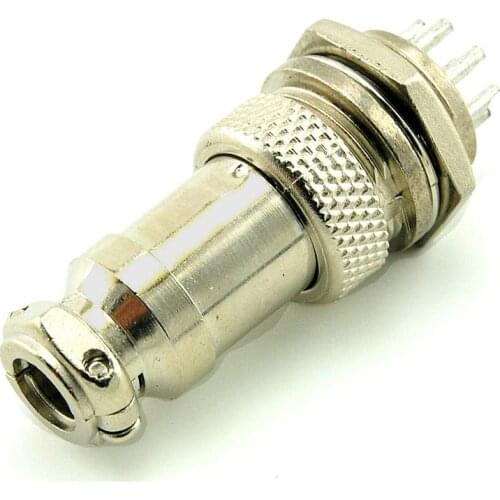Gx16 8 Pin 16mm Screw Type Electrical Plug Socket Connector Aviation Plug GX16-8