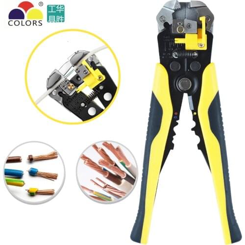 HS-D1 Self-Adjusting Insulation Wire Stripper For Stripping Wire From AWG 10-24Automatic Wire Stripping Tool/Cutting Pliers Tool