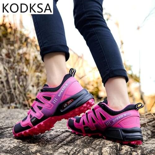 Large Size 2021 Women Hiking Footwear Soft Outdoor Casual Shoes Summer Breathable Mesh Sneakers Fashion Running Shoes