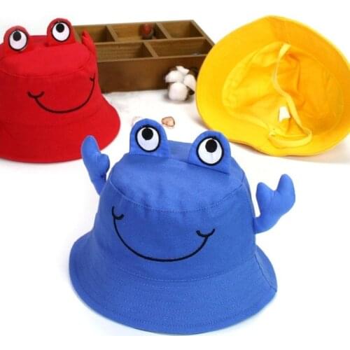 1PCS Baby Summer Accessories Newborn Baby Boy Girl Infant Cartoon Bucket Beach Outdoor Sun Hat Toddler Monster Cap Gifts 6M-2T
