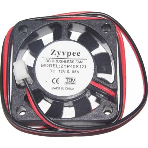 New Zyvpee 4010 ZYP40S12L 12V 0.05A 2Wire 4cm Humidifier Fan