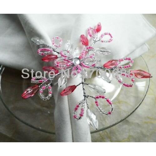 Aliexpress sold beaded wedding napkin ring