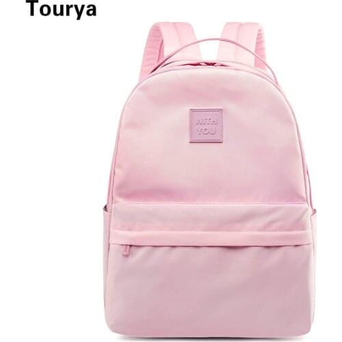 Tourya Foldable Waterproof Women Backpack Casual College School Bags Laptop Bagpack Bookbags for Teenage Girls Travel Rucksack