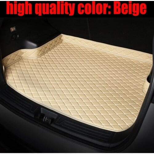 Special 100% fit car Trunk mats for Mercedes Benz A B180 C200 E260 CL CLA G GLK300 leather Anti-slip carpet liner