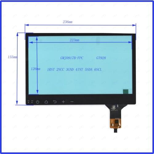 ZhiYuSun Freeshipping GMJ0917B 236*155mm Capacitive screen GT928