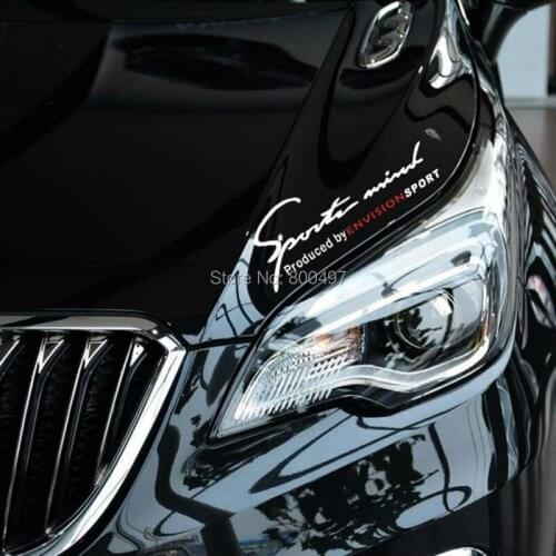 10 x New Style Sports Mind Produced by Envision Sports Stickers Car Accessory Decorative Decals for Buick Envision