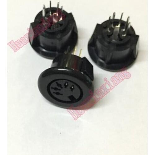 100PCS/Lot DS-5-07A S Terminal Socket/Jack Female Connector PS2 5Pin 5P