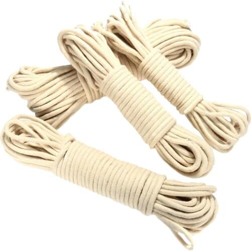20M Multi-function Traditional Washing Clothes Pulley Line Rope Dia. 4mm