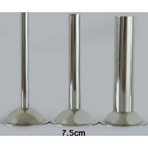3pc/Set Food Grade Stainless Steel Handmade Sausage Tube 7.5cm Base Meat Grinder Filling Meat Tubes Sausage Filling