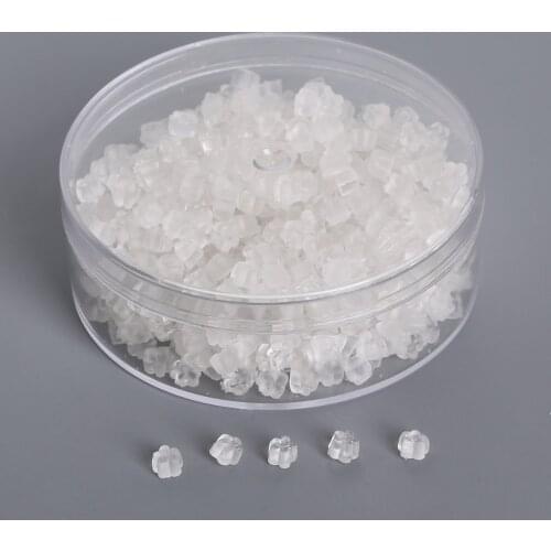 600pcs/box Plastic Earring Backs Stoppers Plum Shape Earnuts Stud Earring Plugs DIY Jewelry Findings Accessories