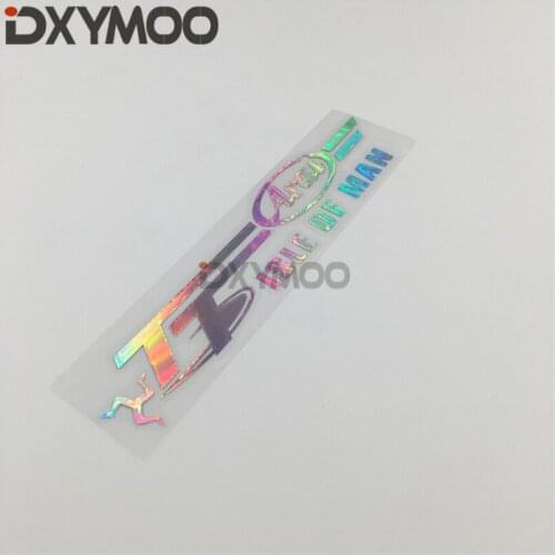 1 PCS Car Styling Auto Exterior Decoration Accessories Motorcycle Head Bike Sticker Bumper for TT Isle of Man Laser