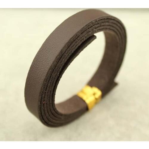 Free Ship Multi Color 100 Meters 10mm Faux Leather Strips Suede Cord, Leather Cord,Flat Leather Cord