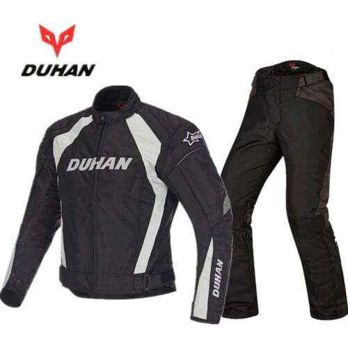 DUHAN Brand motocross motorcyclists D089+DK015 motorcycle suit Winter keep warm jacket motorcycle jacket+pants motor rally suit