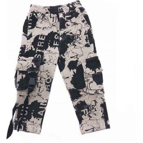 Spring Autumn Boy Pants Casual Camouflage Loose Harem Pants 2 3 4 5 6 Y Toddler Boy Trousers Big Pocket Sweatpants New Arrival