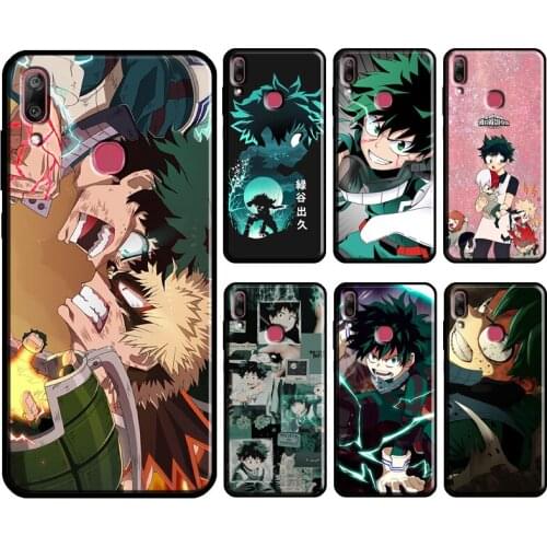 Boku no hero Academia Izuku Midoriya Deku For Huawei Y3 Y5 Y6 Y7 2017 2018 Y9 Prime 2019 Y7A Y6P Y5P 2020 Nova 5T 2i 3i Case