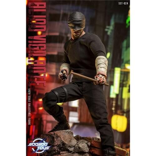 SST024 1/6 Scale Blind Vigilante 12'' Male Soldier Action Figure A Full Set Of Toy Models Fit Collection And Decoration Fan Gift