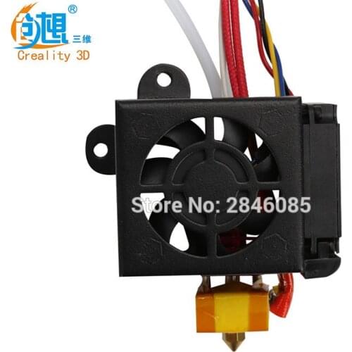 Creality 3D cr10 Full Assembled mk10 Extruders Hot End fans Cover Air Connections Nozzle Kits for cr-10 Series 3D Printer Parts