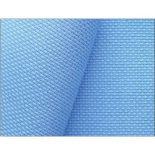 Oneroom 14ST 14CT 11CT 11ST embroidery cross stitch canvas fabric light blue color any size 100cmx150cm 3