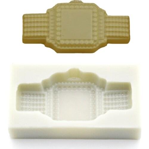 Exquisite Watch Shaped Fondant cake decoration silicone Mold Diamond watch Chocolate Handmade Soap Mold