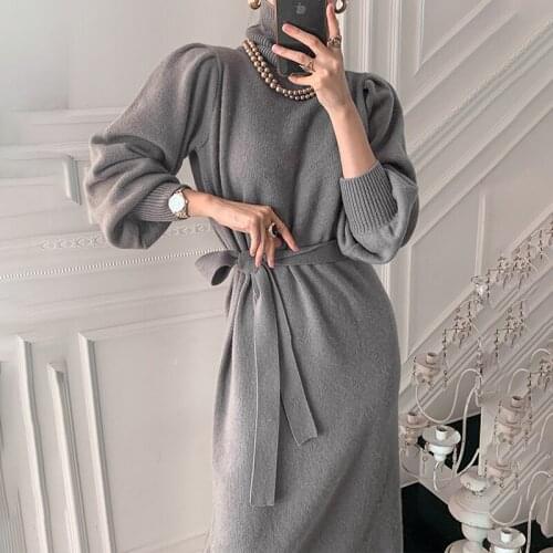 Модные вязаные платья Jfmhrx China At AliExpress