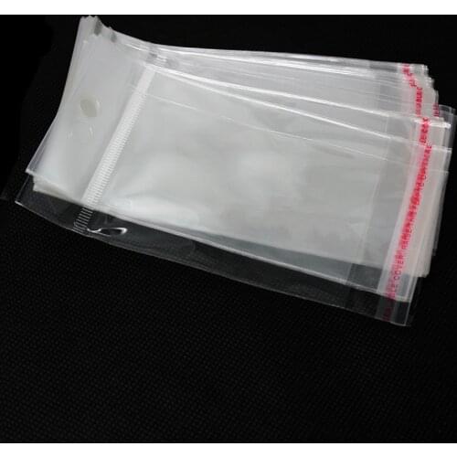 Hot- 100 PCs Clear Self Adhesive Seal Plastic Bags 5*10.5cm OPP Bag(PDC01-01CL)