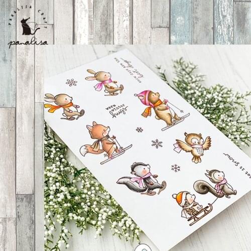 Panalisacraft Cute Metal Cutting Dies and stamps Craft Dies Scrapbooking Card Making Album Embossing Stencil Die Cut Decoration