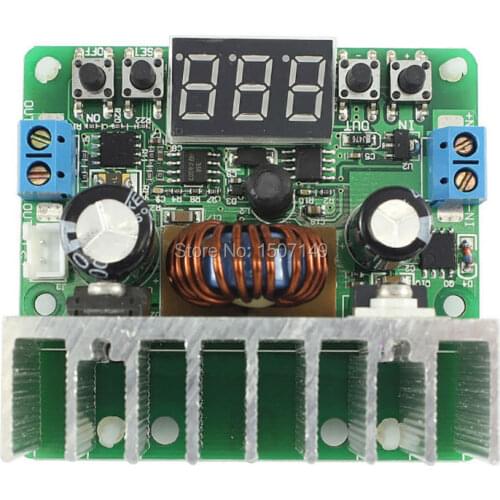 New 4A DC-DC Constant Voltage Power Supply Adjustable Voltage Set Down Voltage Regulator 3 Digit Led Digital Tube Display Module