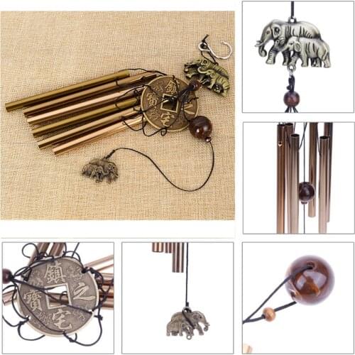 Elephant Alloy Wind Chime/Bell Door Ornaments Hanging Town House Lucky Hanging Pendant Door Chime or Decor