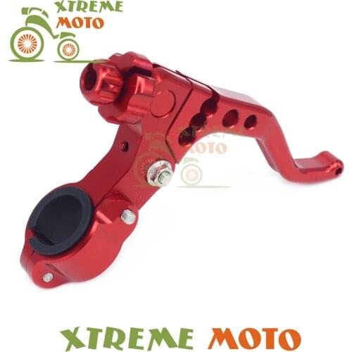 Red Billet Short MX Clutch Lever Perch 2 Fingers For Honda CR125R 250R 500R CRF110 150R 150F 230R 230F 250R 250X 250L 450R 450X