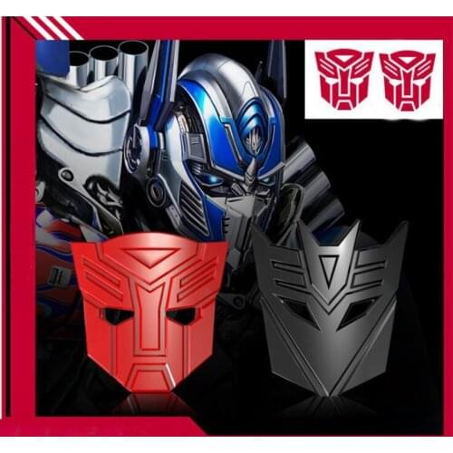 Transformers car one-button start button protective cover interior modification ignition device switch metal decorative stickers