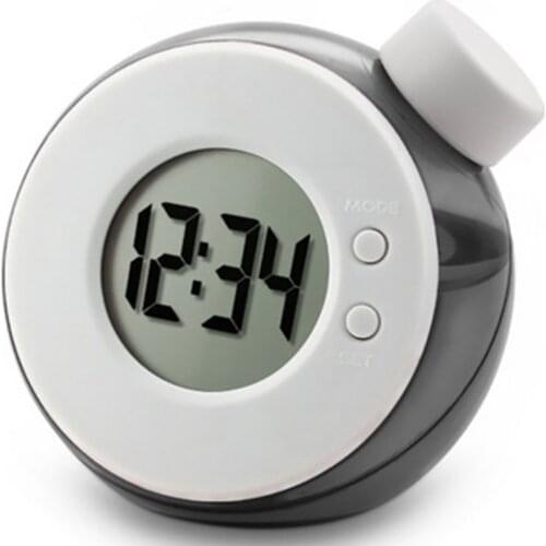 Water Clock Water Powered Clock LCD Screen Display Digital Clock Environment Noiseless Baby Clock No Battery for Home Bedroom