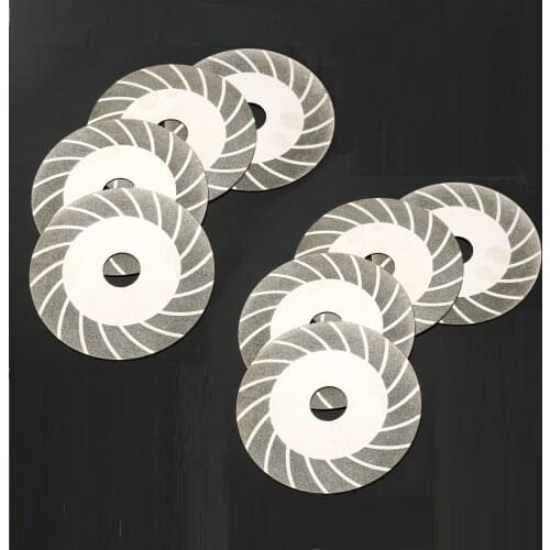 10Pcs 100mm 4" Electroplated Diamond Cutting Grinding Cut-Off Saw Blade Wheel Discs for Angle Grinder Rotary Power Tool Grit 120