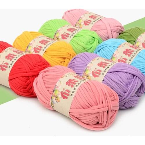 100g Cotton Handbag Yarn Scarf Carpet Knitted HandCrafts Bulky Weave Scarf Crochet lot of Knitting Thread Wool