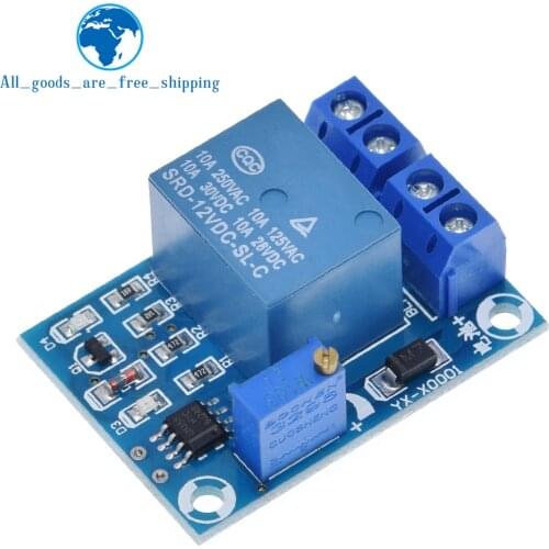 DC 12V Battery Undervoltage Low Voltage Cut off Automatic Switch Recovery Protection Module Charging Controller Protection Board