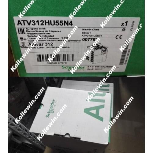 ATV312HU55N4 VFD Inverter Input 3ph 380V 14.3A 5.5KW , NEW IN BOX . Free Manuals and Software
