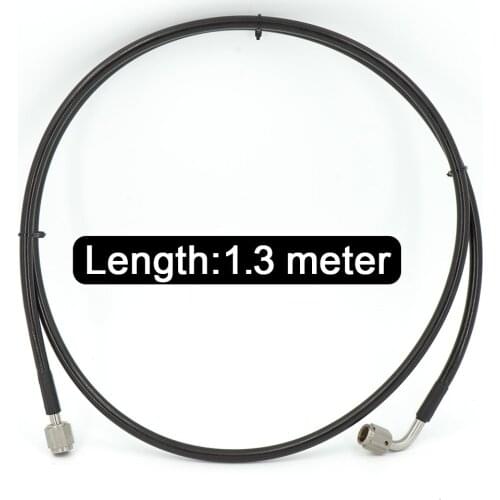 Black Clutch line 1.3m Master To Slave Cylinder Complete Stainless Clutch line With An3 Fitting For 06-15 Honda Civic Si