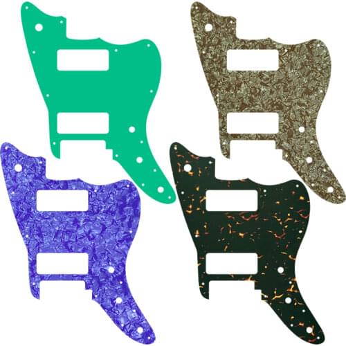 Guitar parts For Mexico FD Jazz master Guitar pickguard with P90 Humbucker strat bridge route Scratch Plate