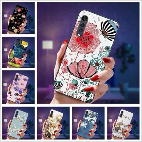 For LG Velvet Case Relief Flower TPU 3D Emboss Silicone Cases For LG Velvet 2 Pro Phone Back Cover Fundas For LG Velvet 4G 5G UW
