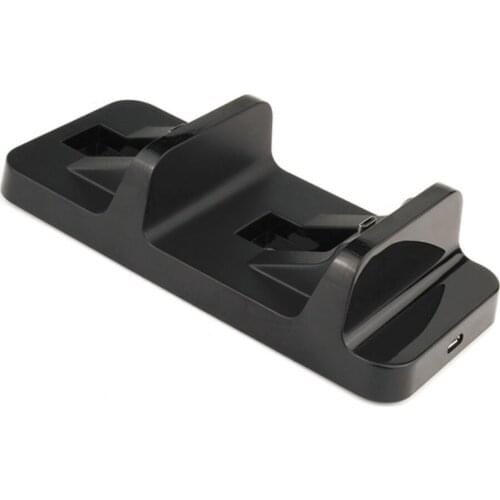 Dual Micro USB Charger Charging Docking Dock Station Stand for PS 4 Controller Useful PS4 Video Game Accessories Wholesale