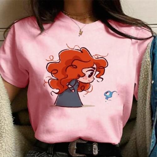 Disney Princess Snow White Vogue T Shirt Funny Cartoon Graphic Fashion T-shirt Grunge Vintage 90s Tshirt Korean Style Top Tees