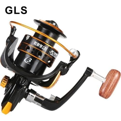 GLS brand black gold 1000-7000 series wear-resistant / labor-saving large-capacity line spinning wheel fishing line wheel