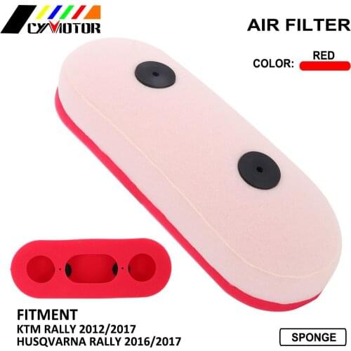 For KTM Husqvarna RALLY 2012/ 2017 RALLY 2016 2017 Motorcycle Air Filter Cleaner Intake Sponge