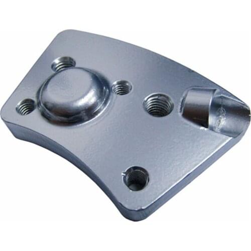 HT High quality Top PCD Tipped Diamond Grinding Shoes Unique Trapezoid Shape Blank Super Scraper PCD Grinding Pads 12PCS