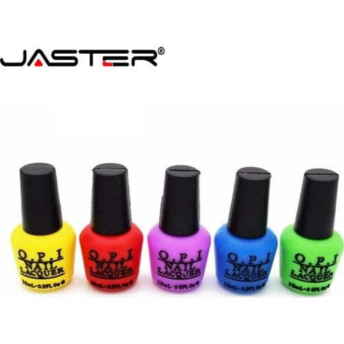 JASTER Magic Nail Enamel Mini USB Pen Drive Innovative Memoria Disk USB 2.0 4GB 8GB 16GB 32GB Pendrive Usb Flash Bellek