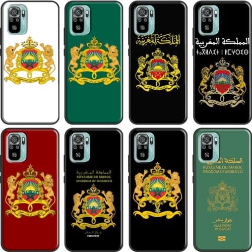 Maroc Morocco Flag Coat Of Arms For Xiaomi Redmi Note 9 8 Pro 8T 9S 7 6 K40 10 Pro Case For Redmi 9A 8A 7A 9T 9C 9 Coque