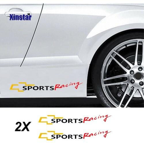2pcs car body sticker for Chevrolet Cruze Captiva Lacetti Aveo Orlando Epica Camaro