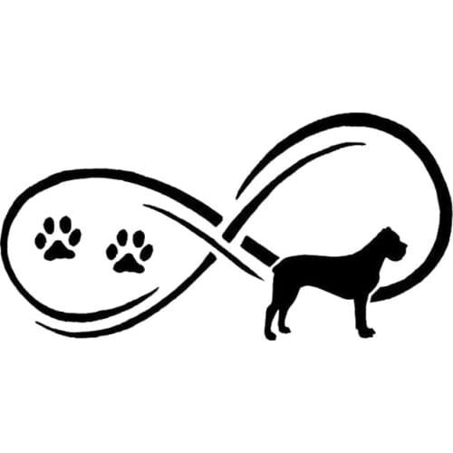 17.8*8.9CM Cane Corso Dog Animal Decals Automotive Rear Windshield Fashion Creative Decorative Stickers C6-1145